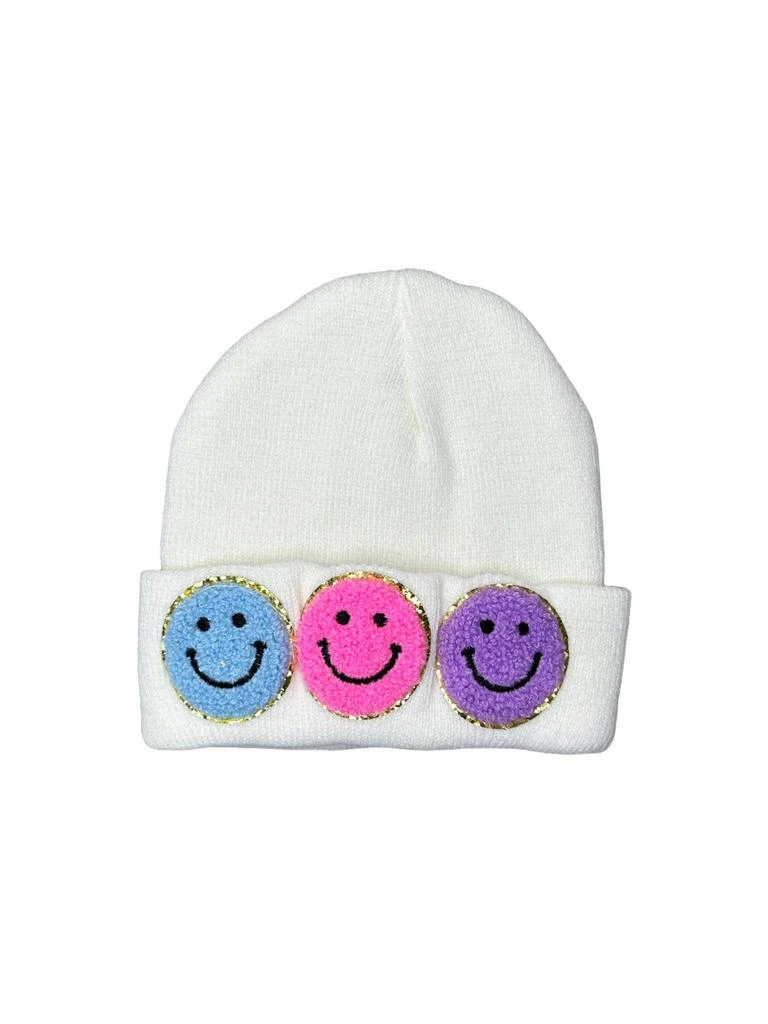 Lola + The Boys Happy  Emoji Beanie 6