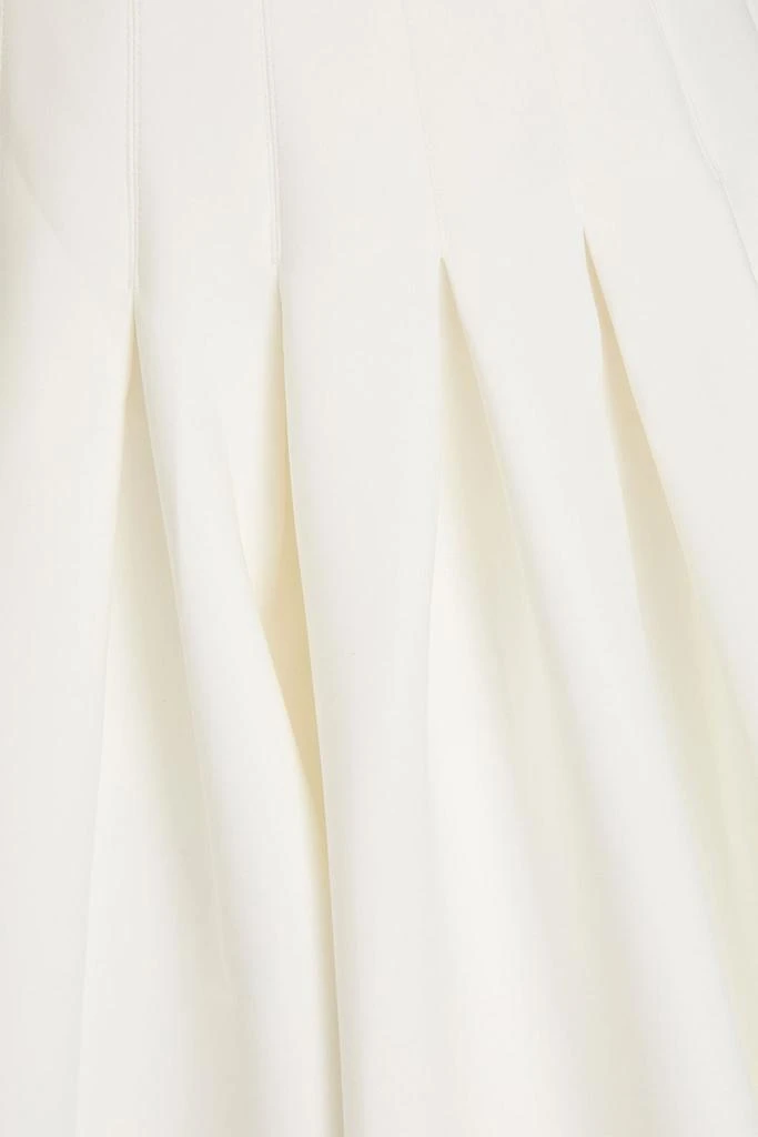 Huishan Zhang Darla pleated scuba midi dress 4