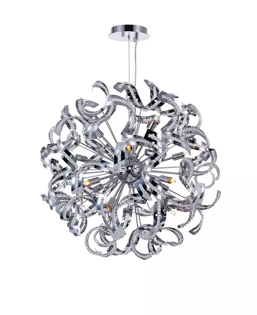 CWI Lighting Swivel 14 Light Chandelier