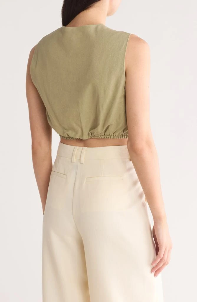 Avec Les Filles Twisted Sleeveless Top 2