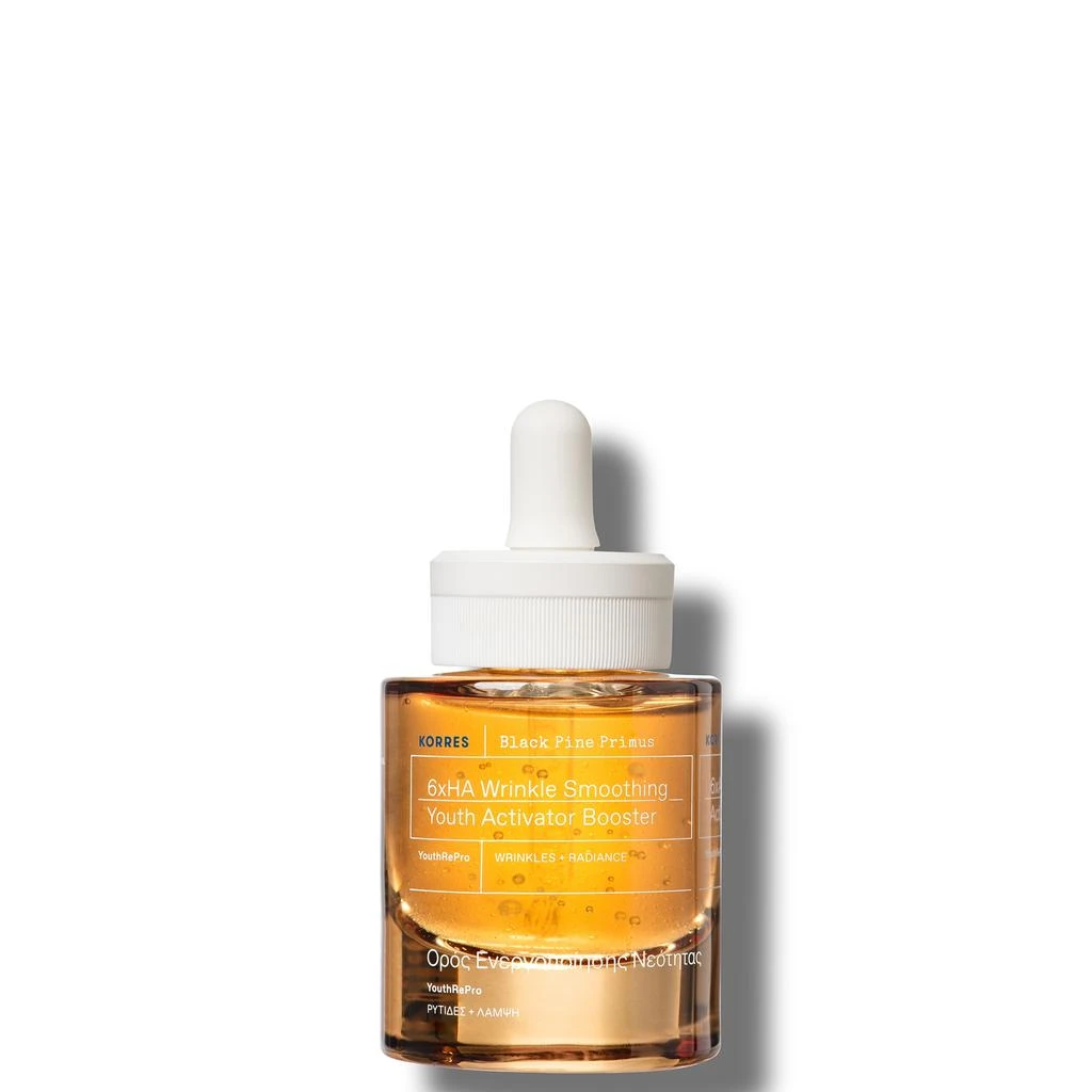 KORRES KORRES Black Pine Primus 6xHA Wrinkle Smoothing Youth Activator Serum 30ml 1