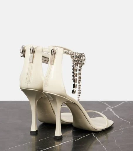 Jimmy Choo Verity 100 embellished leather sandals 2