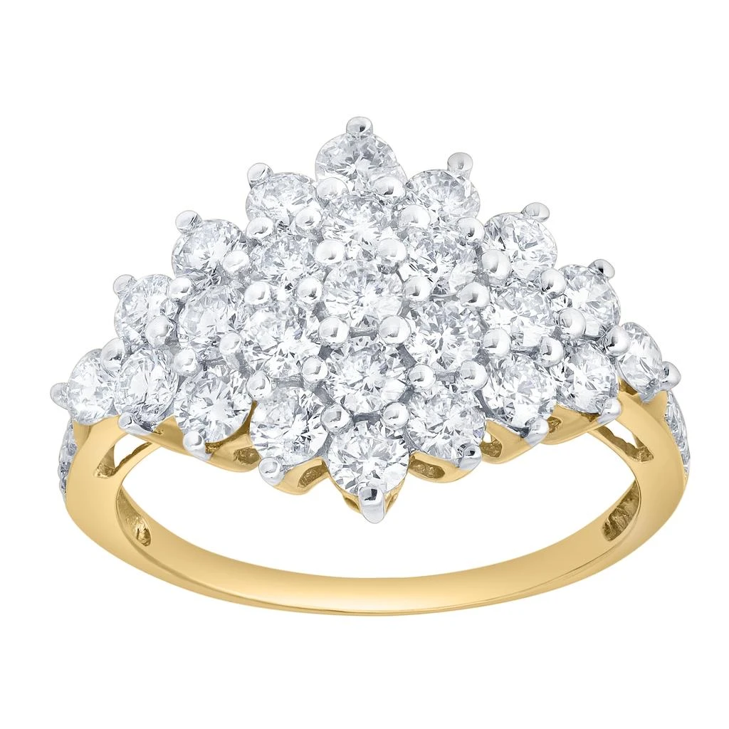 LuvMyJewelry Taylor 1.65 Ct 14K Gold Diamond Ring