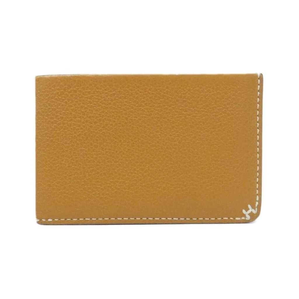 Hermes Caramel Leather Card Case (Pre-Owned) 2