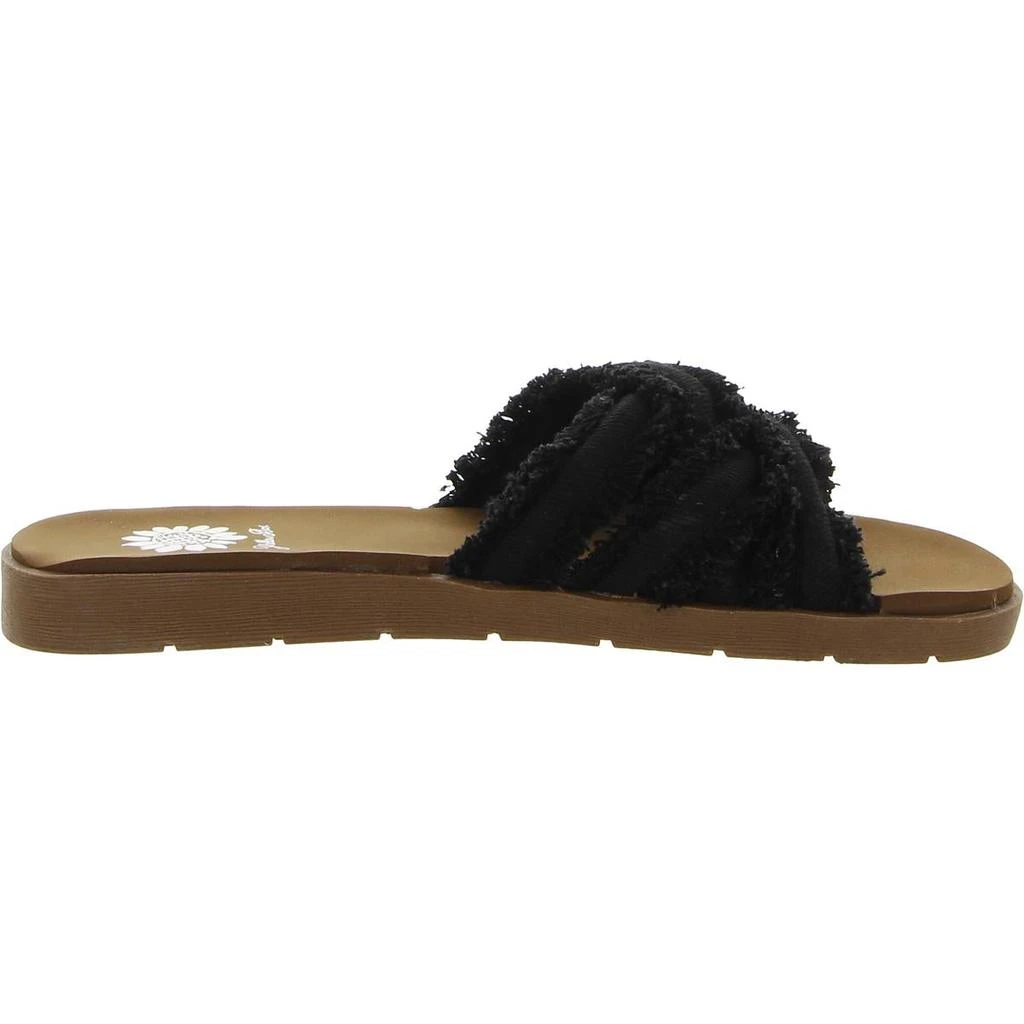Yellow Box Falses Womens Slip On Flat Slide Sandals 2
