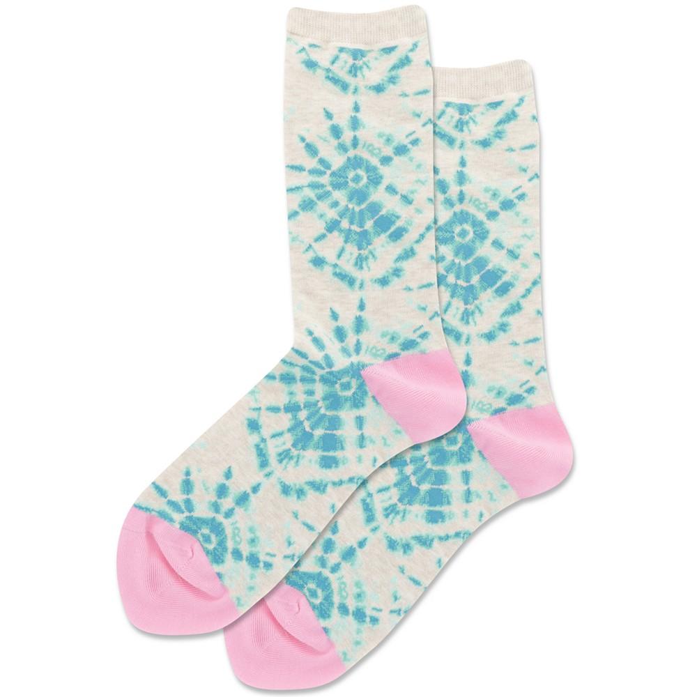 Hot Sox Women's Tie-Dye Crew Socks