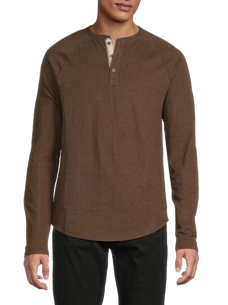BUFFALO David Bitton ​Kariver Cotton-Blend Henley