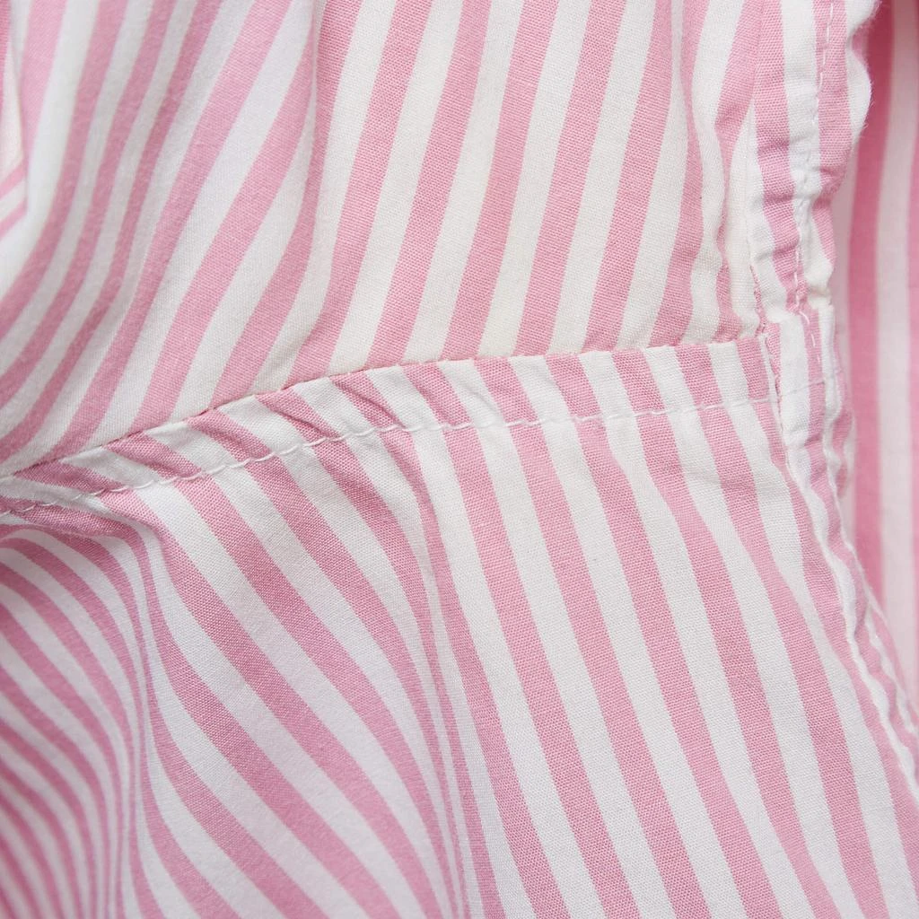 Ganni Ganni Pink/White Stripe Cotton Ruffled Collar Shirt M 4