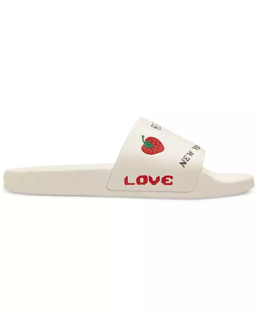 Coach Udele Sketch Print Leather Slide Sandals 2