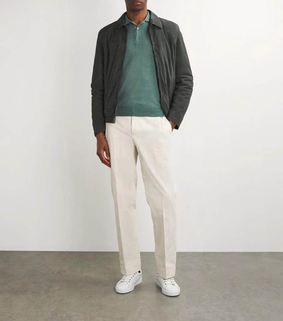 Canali Wool-Silk Polo Shirt 2