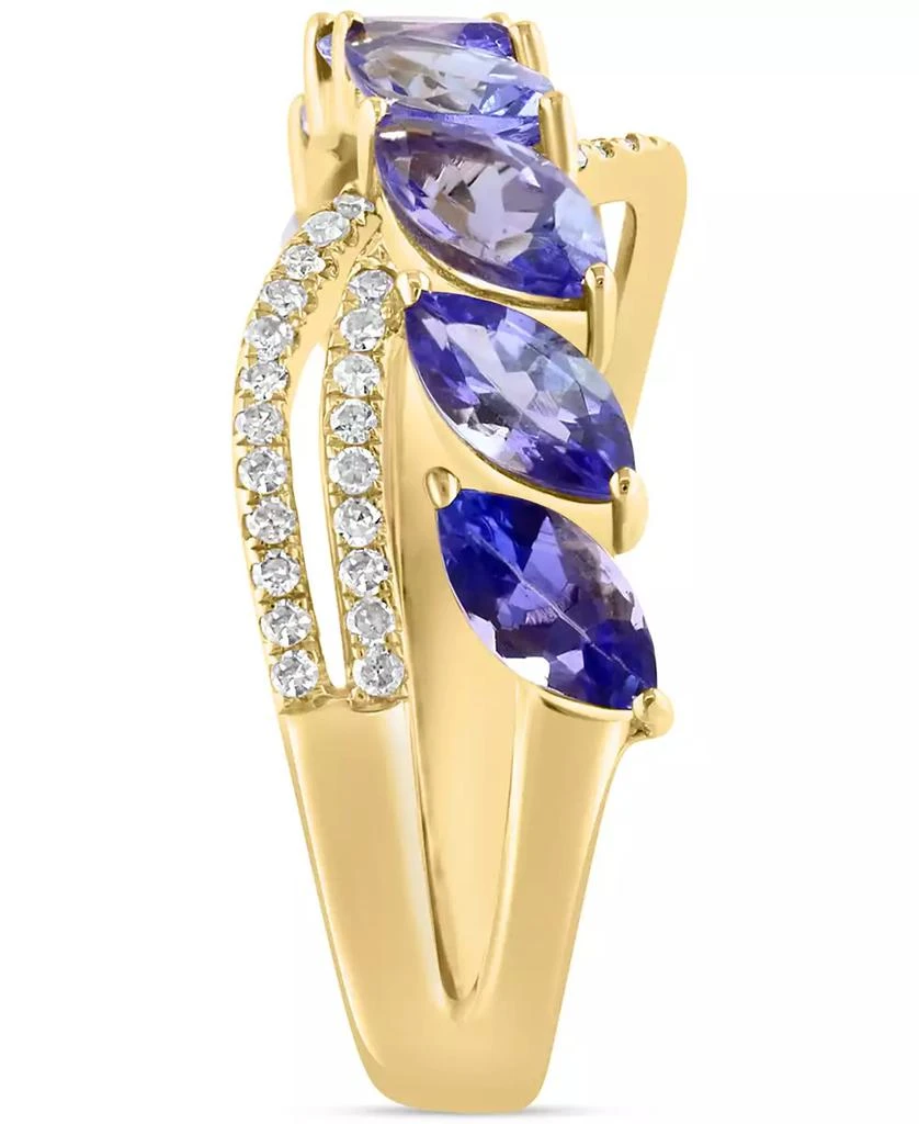 Effy EFFY® Tanzanite (1-3/8 ct. t.w.) & Diamond (1/6 ct. t.w.) Ring in 14k Yellow Gold 3