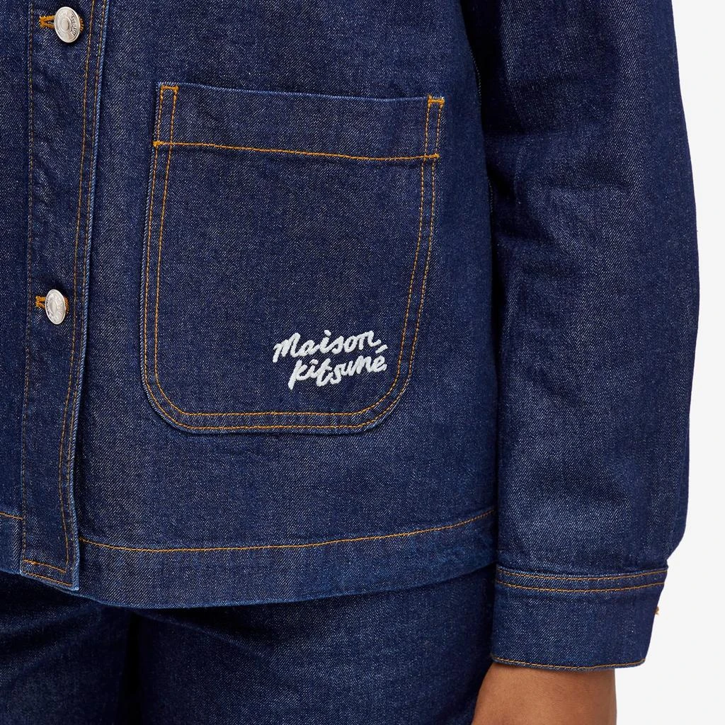Maison Kitsune Maison Kitsune Workwear Denim Jacket 5