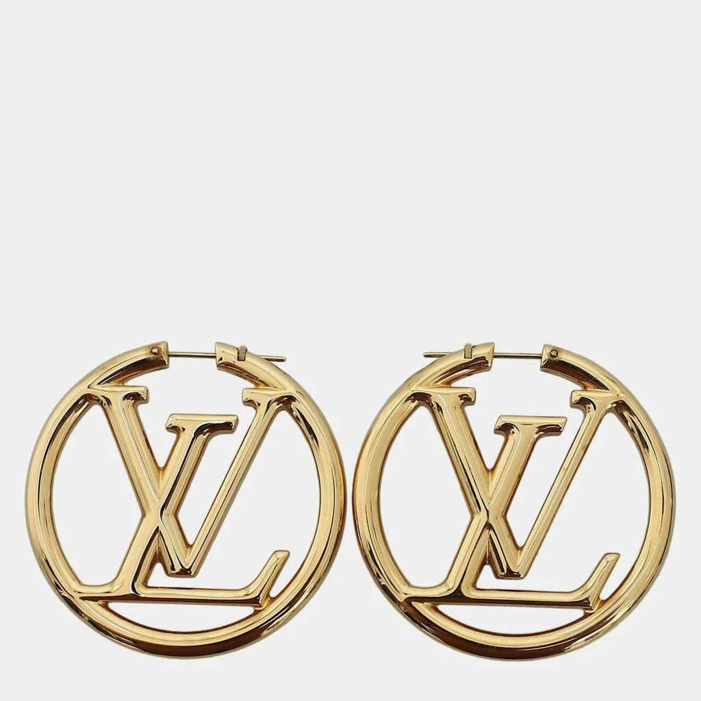 Louis Vuitton Louis Vuitton Louise Hoop GM Earrings 1
