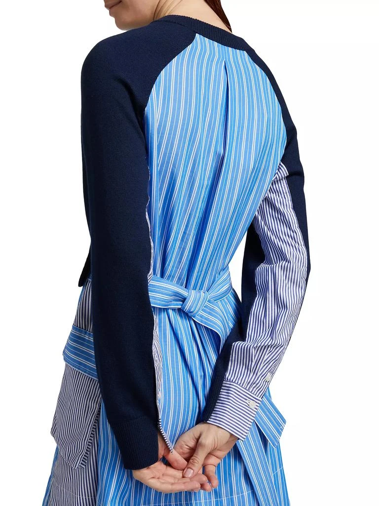Tanya Taylor Lorraine Merino Wool &amp; Cotton Combo Dress 6