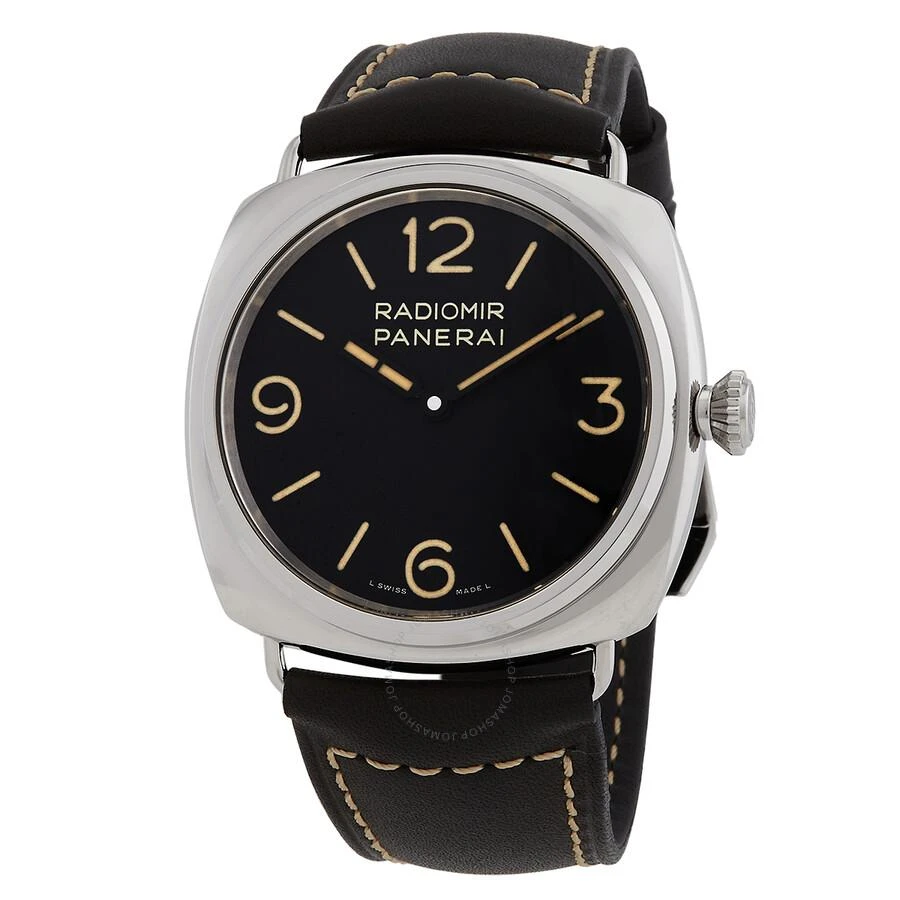 Panerai Radiomir Officine Hand Wind Black Dial Men's Watch PAM01382 1