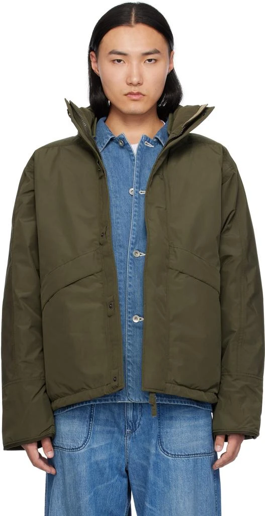 Nanamica Khaki GORE-TEX Short Down Jacket 1