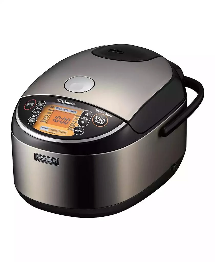 Zojirushi NP-NWC18XB 10 Cups Pressure Induction Heating System Rice Cooker and Warmer 1