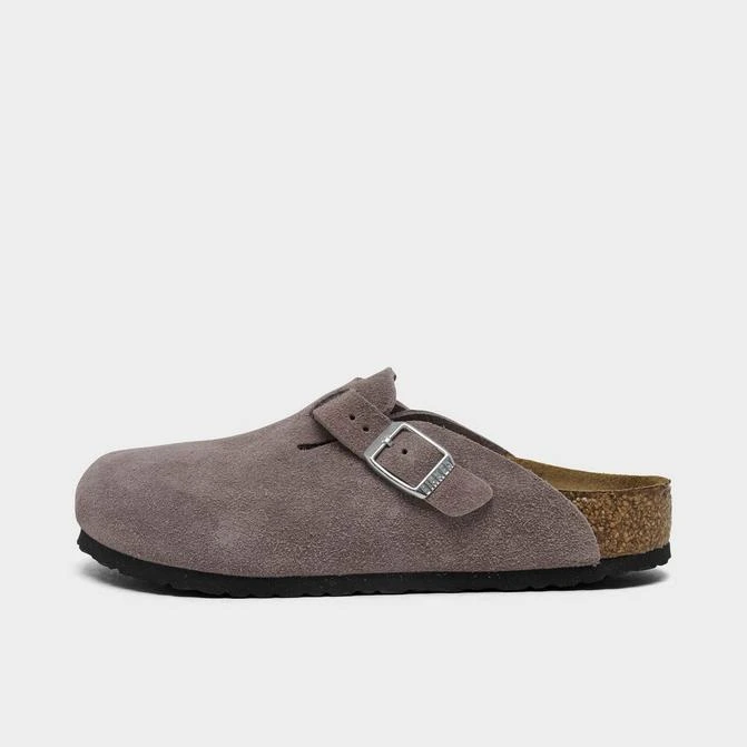 Birkenstock Girls' Little Kids' Birkenstock Boston Suede Leather Clog Shoes 1