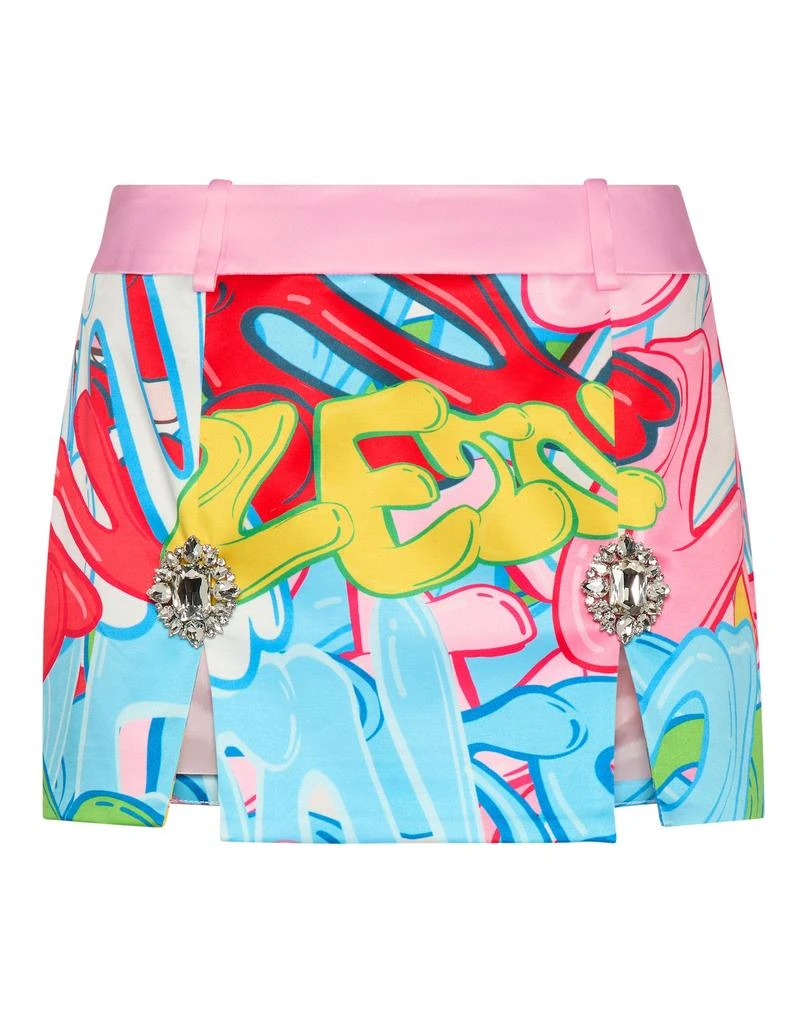 Philipp Plein Mini Skirt Bombing Graffiti 1