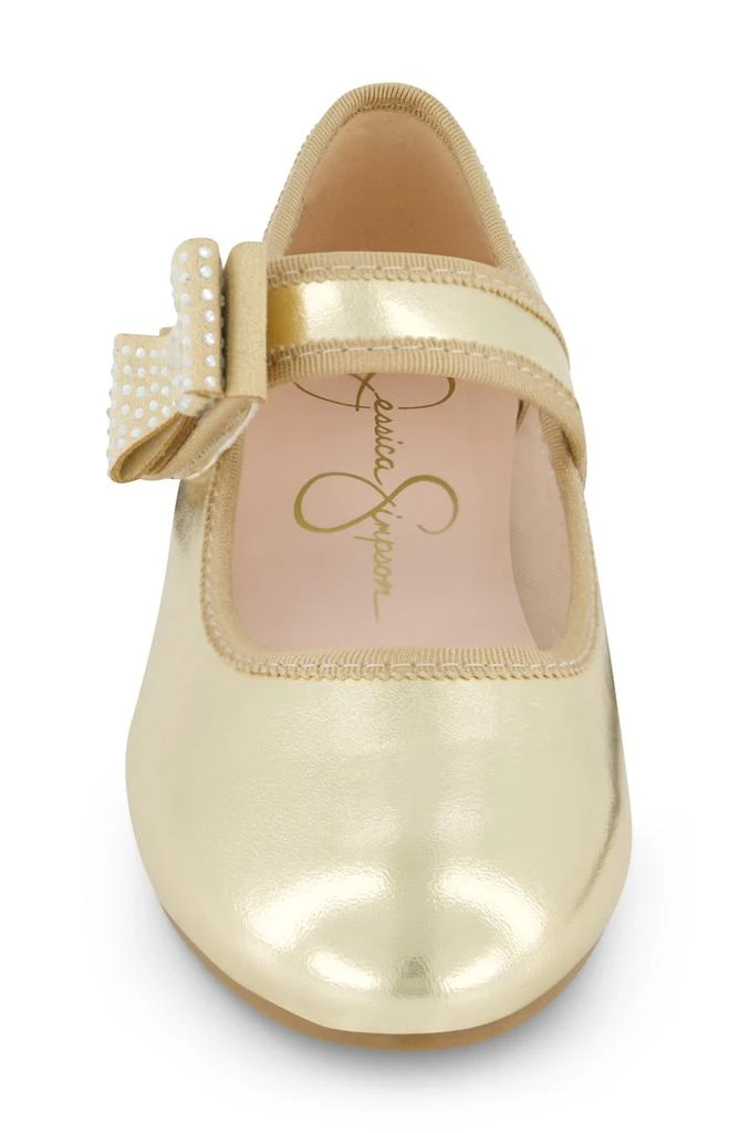 Jessica Simpson Kids' Amy Embellished Bow Mary Jane Flat 2