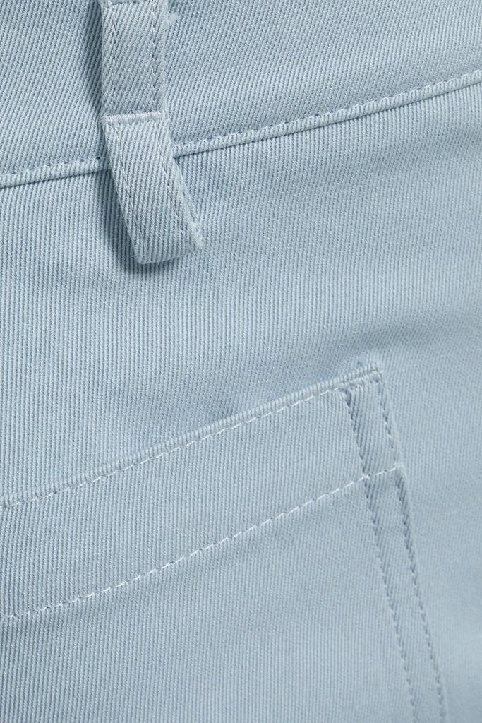 RED Valentino Cotton and wool-blend twill bootcut pants 4