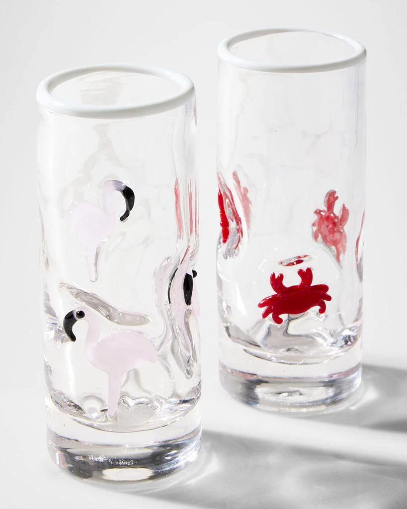 Neiman Marcus Summer Fun 2.8 oz. Shot Glasses, Set of 4 3