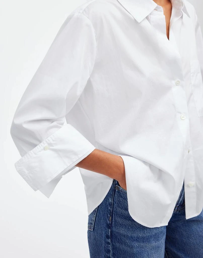 Madewell Easy Y-Neck Button-Up Shirt 5