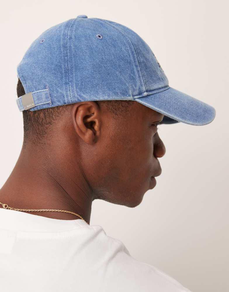 Calvin Klein Calvin Klein Jeans denim cap in mid wash blue