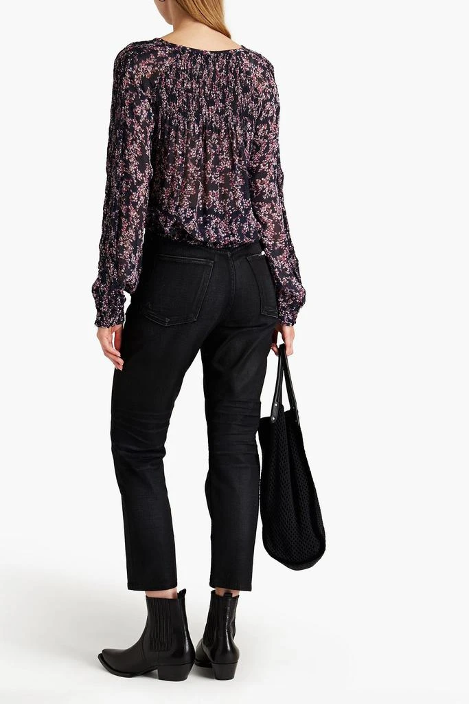 Rag & Bone Maya cropped waxed high-rise slim-leg jeans 3