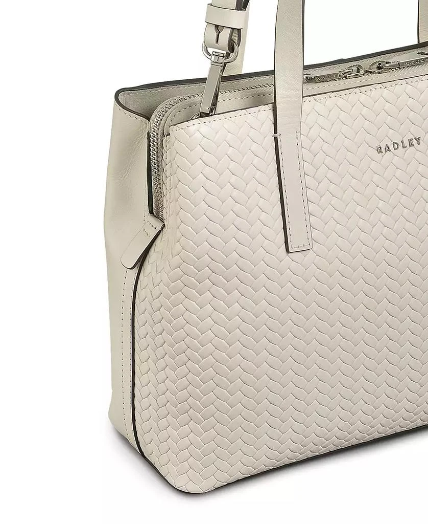 Radley Dukes Place Weave Emboss Medium Zip Top Satchel 3