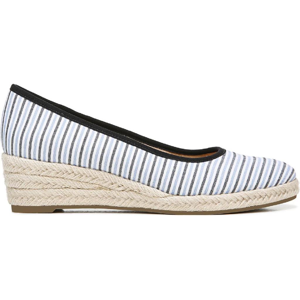 LifeStride Womens Striped Espadrille Wedge Heels