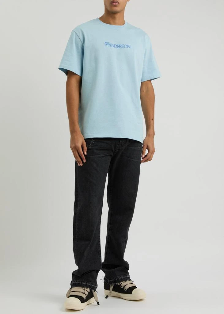 JW Anderson Logo-appliqué cotton T-shirt  4