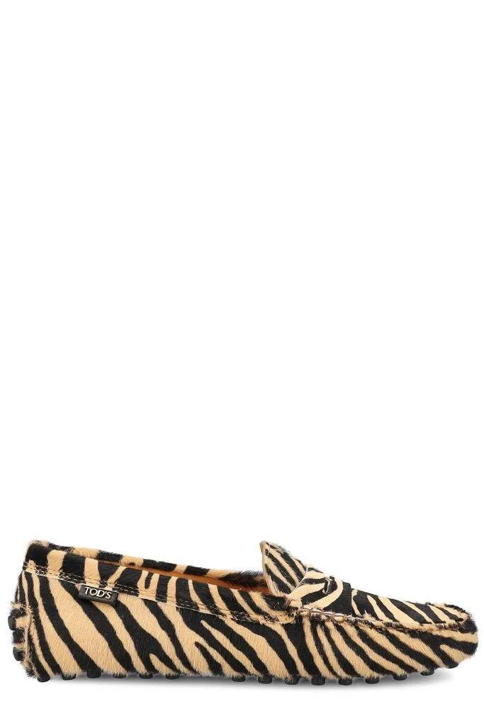 Tod's Tod's Gommino Zebra Printed Loafers 1