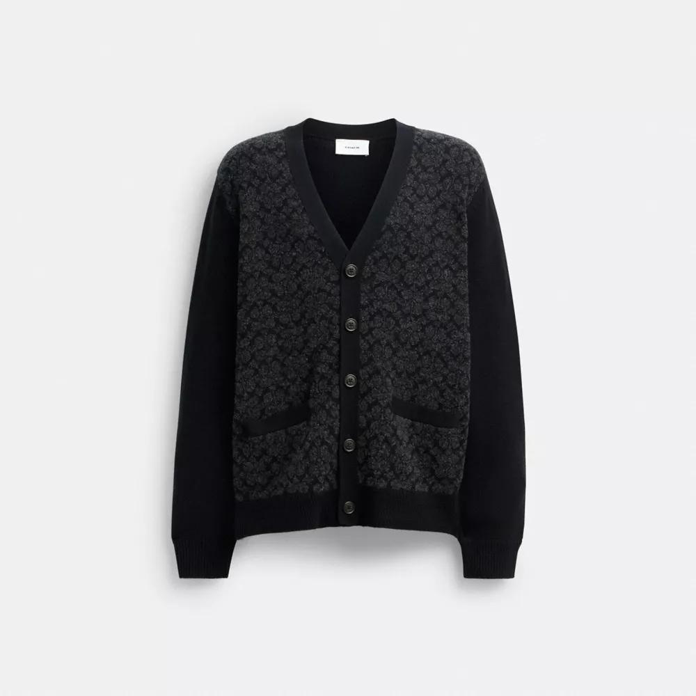 Coach Signature Knit Cardigan