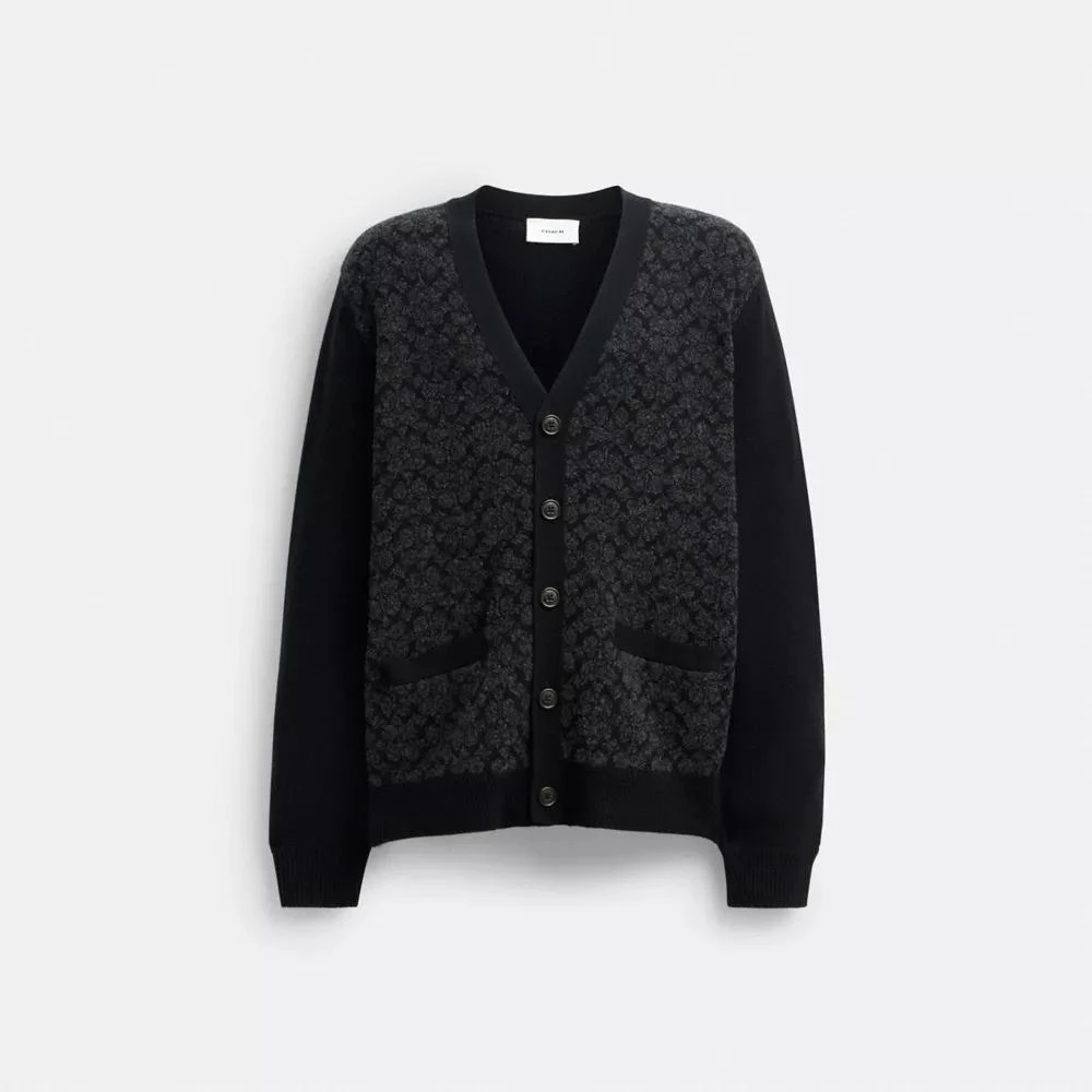 Coach Signature Knit Cardigan 1