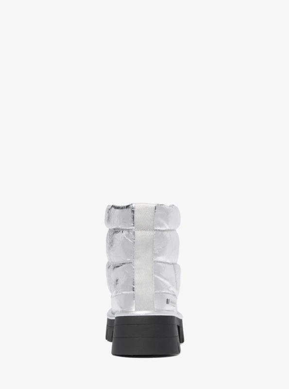 Michael Kors Barton Crackled Metallic Leather Boot 3