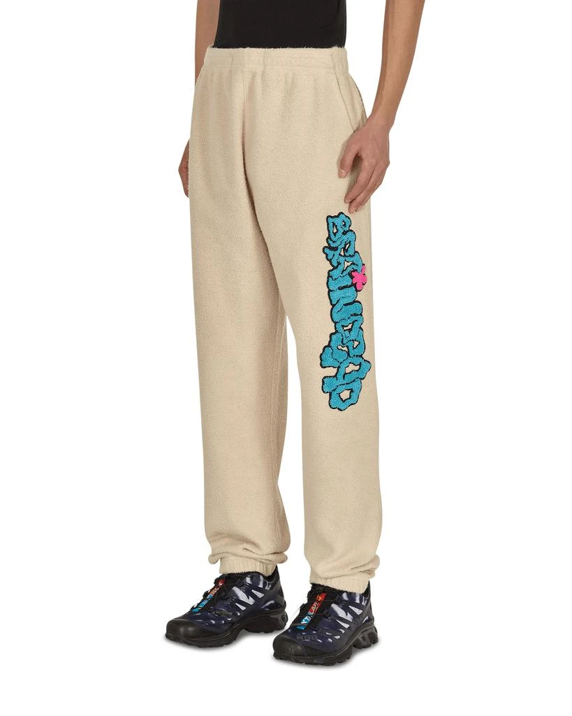 Brain Dead Slime Reverse Fleece Sweatpants Beige 2