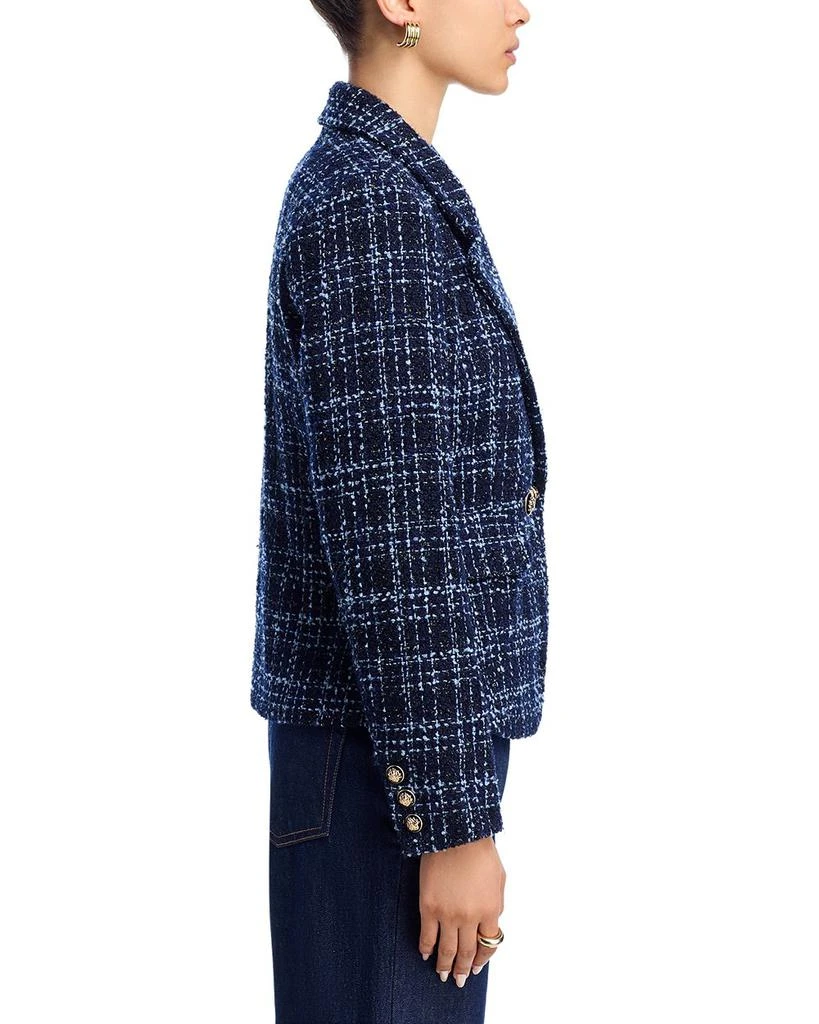 AQUA Tweed Double Breasted Blazer - Exclusive 5