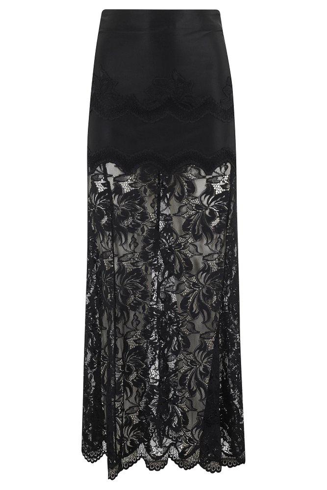 Paco Rabanne Paco Rabanne Lace Detailed Maxi Skirt