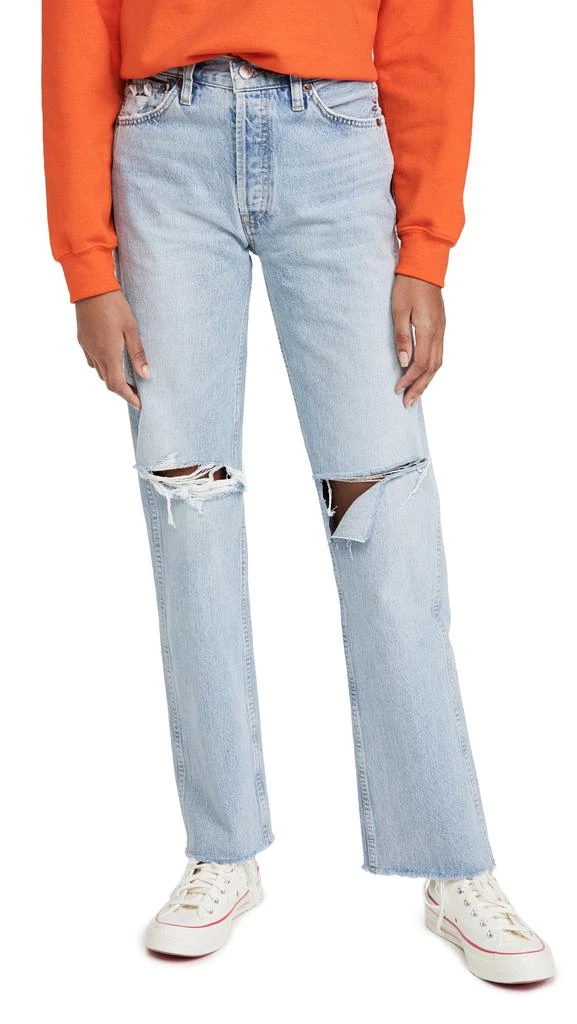 Re/Done 90s High Rise Rigid Loose Jeans 6