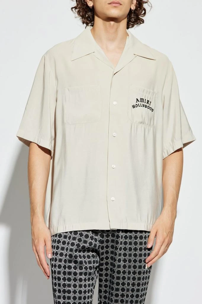 AMIRI Amiiri Logo Embroidered Short-Sleeved Shirt 2
