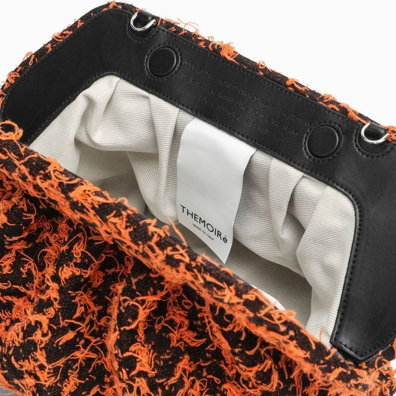 Themoirè Themoirè Bios Medium Clutch With Orange Embroidery 5