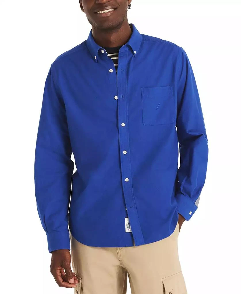 Nautica Men's Relaxed-Fit Long Sleeve Button-Down Oxford Shirt 1