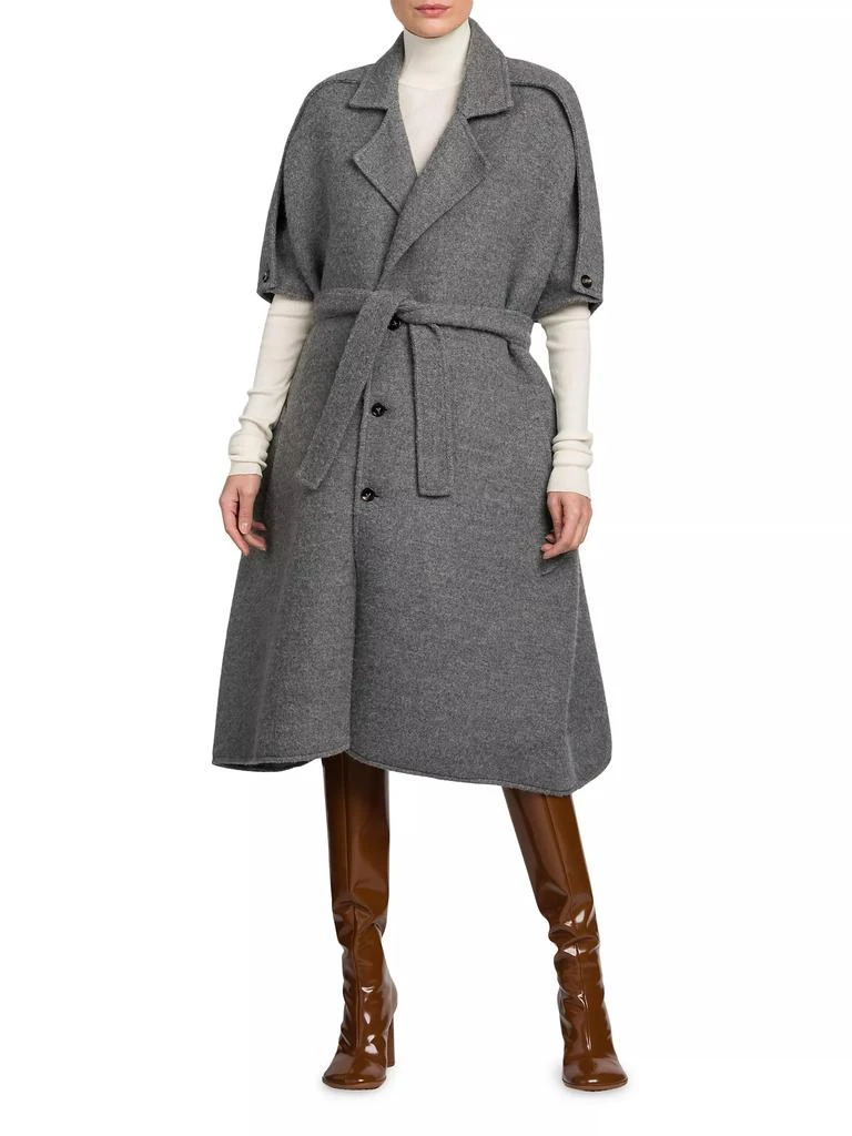 Bottega Veneta Wool-Cashmere Wrap Coat 3