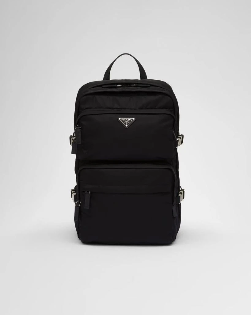 Prada Prada Re-Nylon And Saffiano Backpack 1