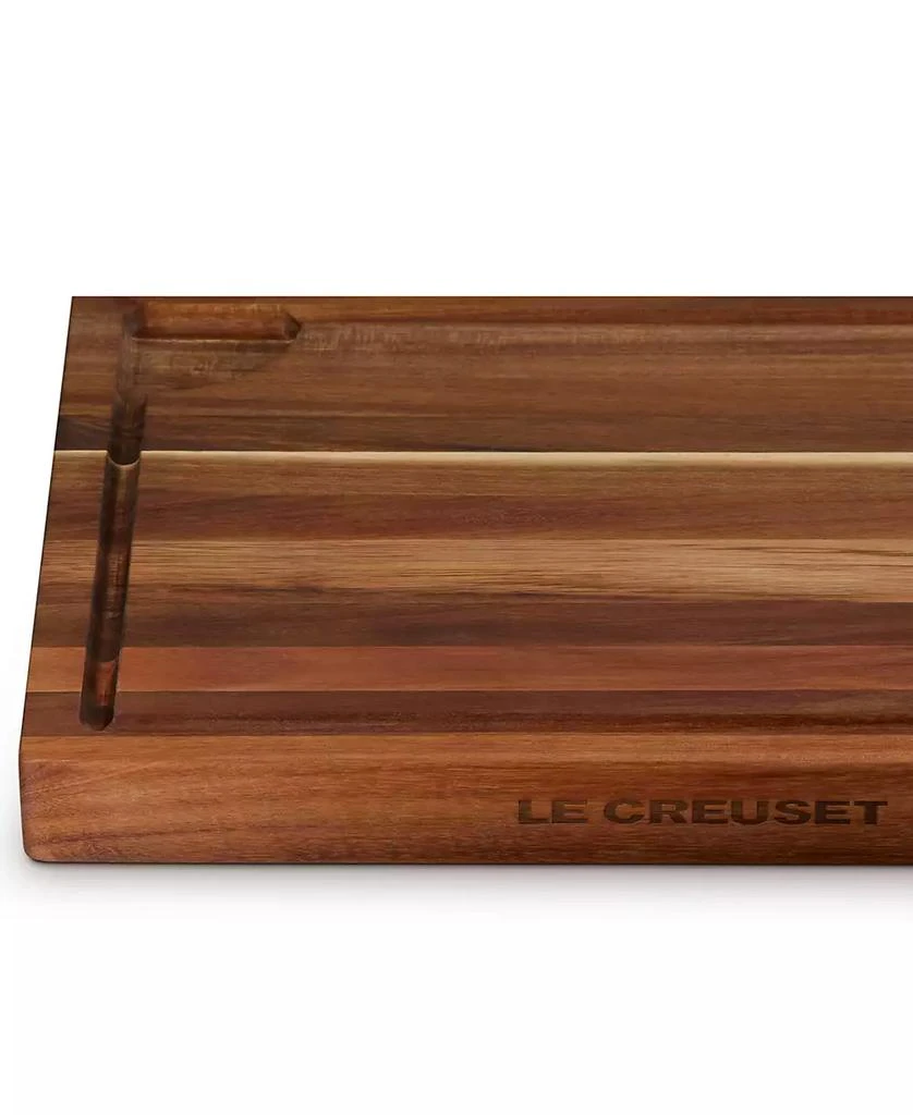 Le Creuset Acacia Wood Butcher
s Block, 20" x 14" 3