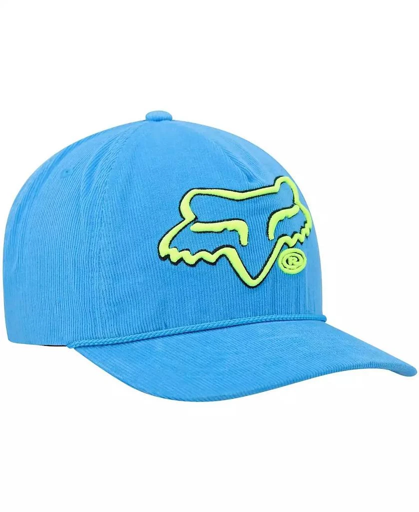 Fox Men's Blue Racing Brushed Snapback Hat 3