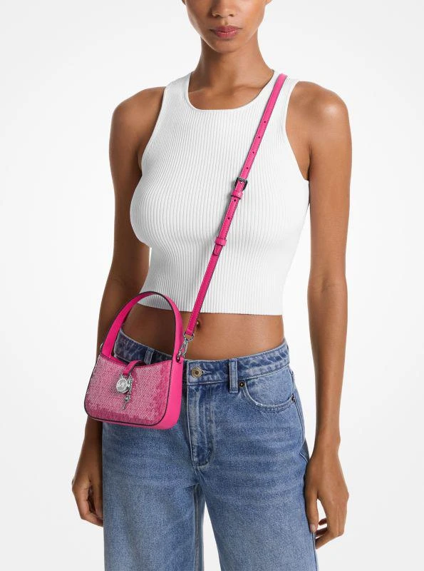 Michael Kors Lyra Extra-Small Signature Logo Crossbody Bag 3