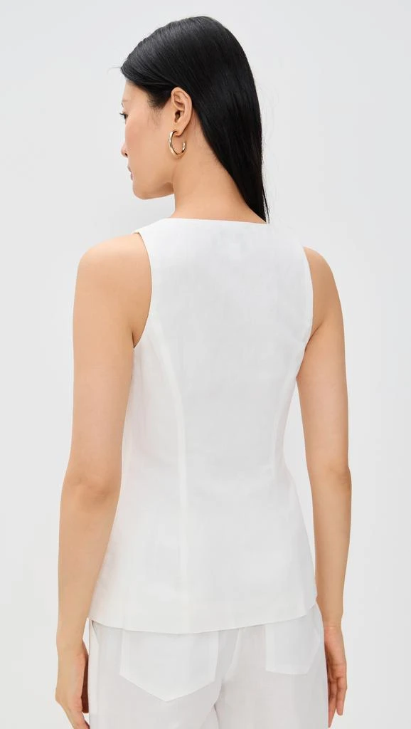 ALIGNE Lupin Linen Tie Waistcoat 2
