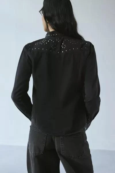 BDG BDG Arielle Studded Denim Western Shirt 3